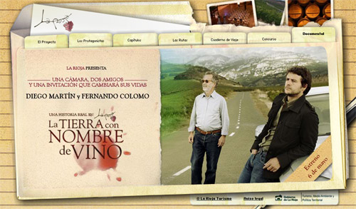 La Tierra con Nombre de Vino Campaña promoción Turismo La Rioja