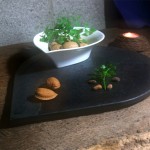 Plato de pizarra gota