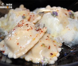 Ideas para aprovechar la carne asada de Navidad Ravioli de ternera y setas