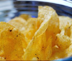 Reducir la sal de las patatas chips