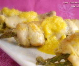 Rollitos de pollo en salsa de naranja Hoy Cocinas Tú