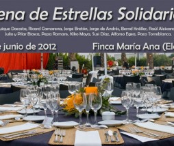 Cena de Estrellas Solidarias, Fundación Isabel Gemio 7 de junio, en la Finca María-Ana de Elche