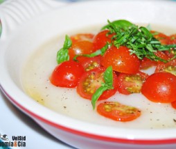 Ensalada caprese para mojar