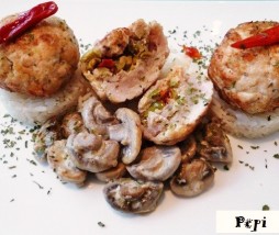 Albóndigas de pavo rellenas de aceitunas y guindillas Hoy Cocinas Tú