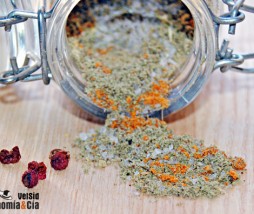 Sal de pimienta de Sichuan y salvia