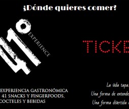Tickets, 41º Experience y Albert Adrià Tickets, 41º Experience y Albert Adrià