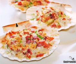 Vieiras al horno
