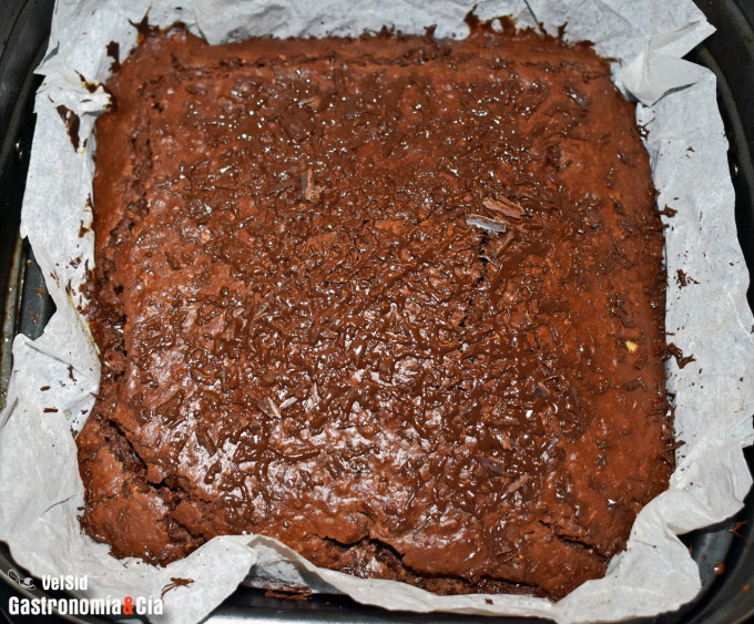 Bizcocho de avena, chocolate y miel