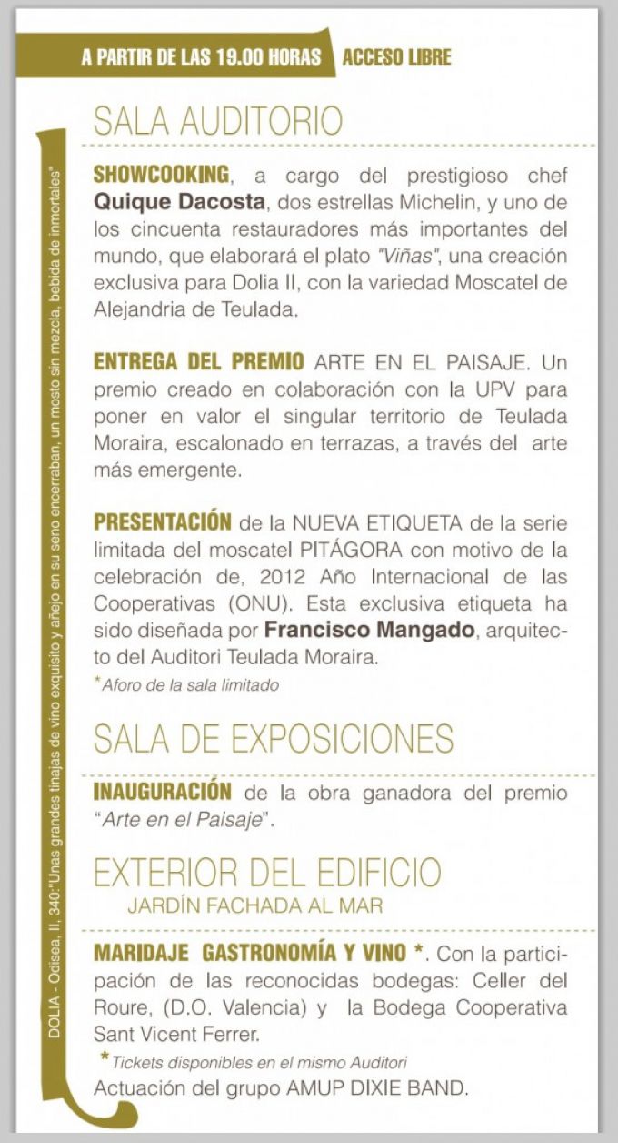 Dolia: II Muestra de Enoturismo y Gastronomía