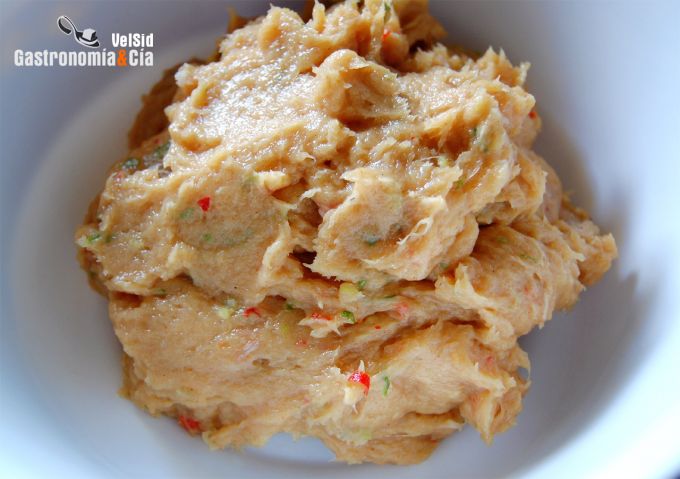 Albóndigas de pollo y mango