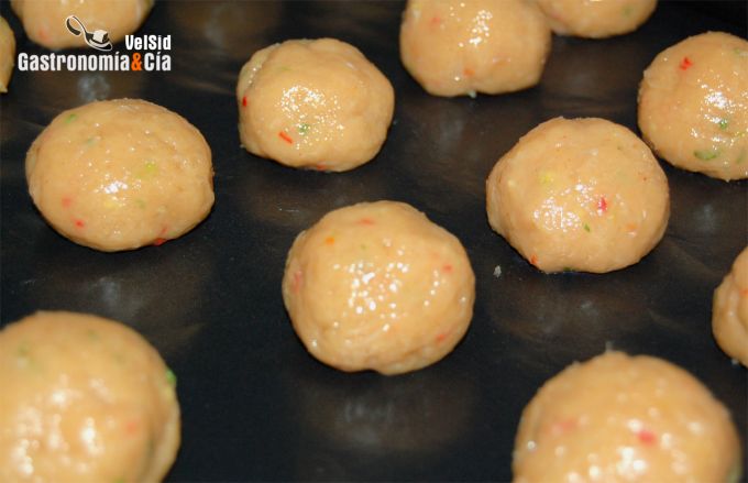 Albóndigas de pollo y mango