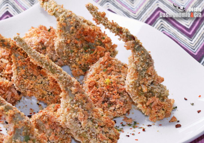 Cómo hacer alcachofas rebozadas crujientes