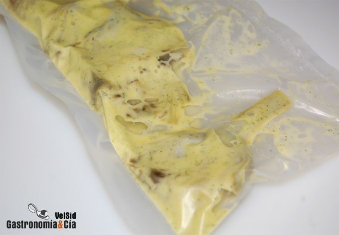 Alcachofas marinadas con fresones balsámicos