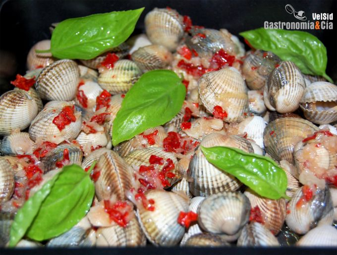 Berberechos al horno