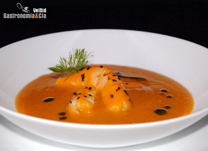 Bisque de langostinos