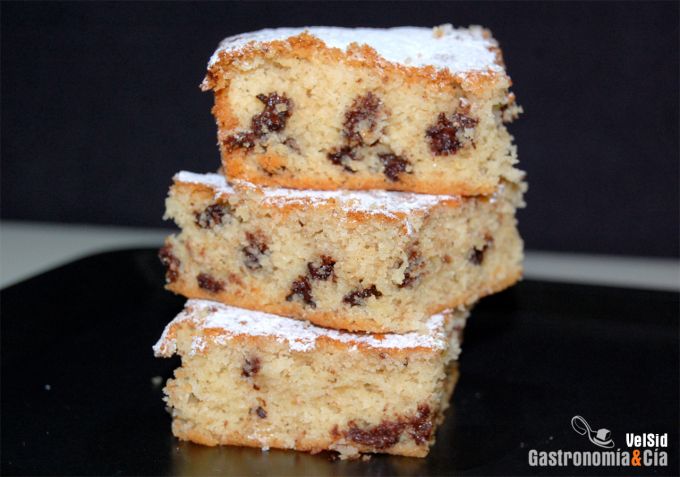 Bizcochitos de coco y chocolate