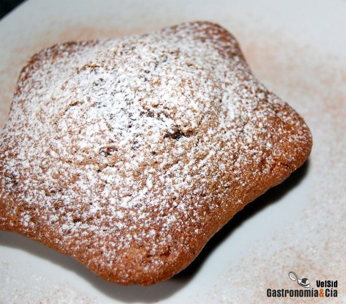 Bizcocho de almendras y chocolate