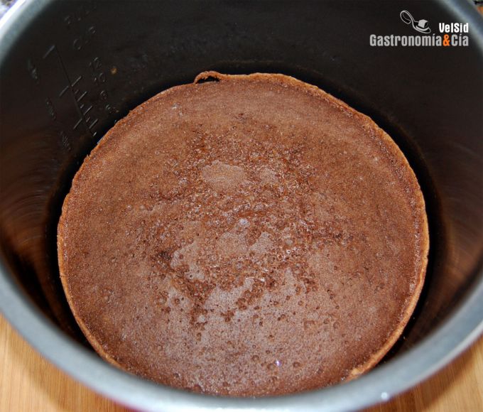Bizcocho de chocolate con FussionCook