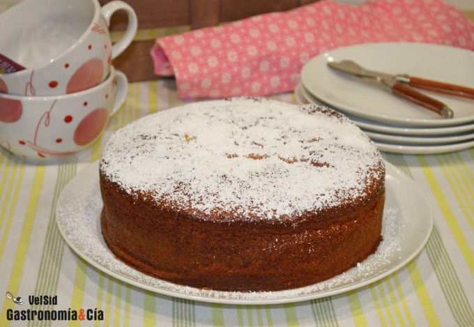 Bizcocho con manzana y queso bajo en grasa