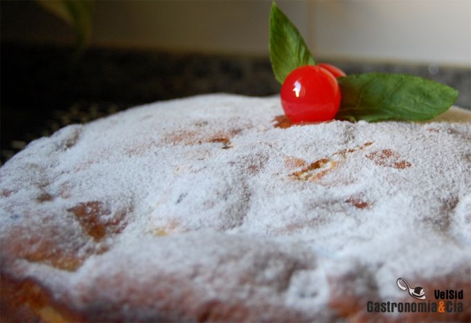 Bizcocho de manzana y chocolate