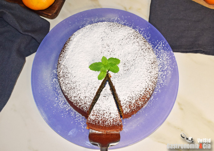 Bizcocho de almendra, trigo sarraceno y mandarina