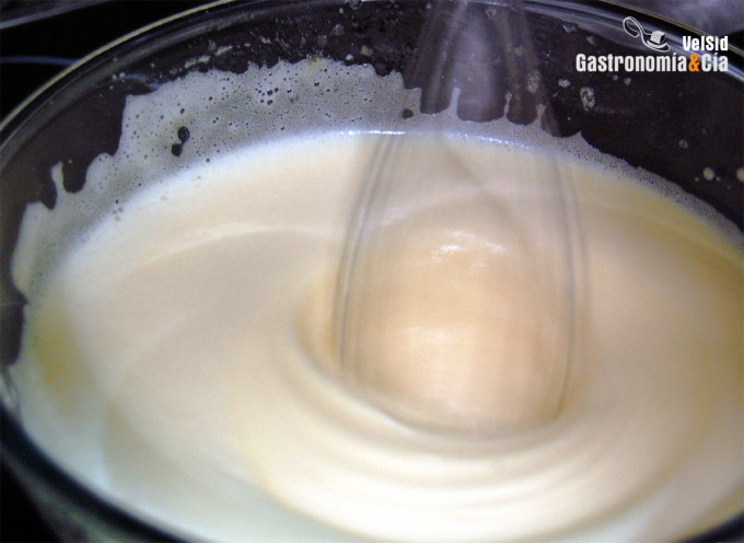 Bizcocho para el tronco de Navidad