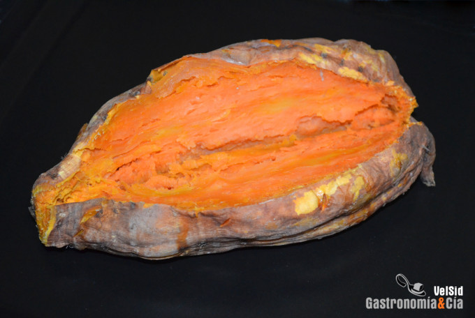 Cómo hacer boniatos en el microondas