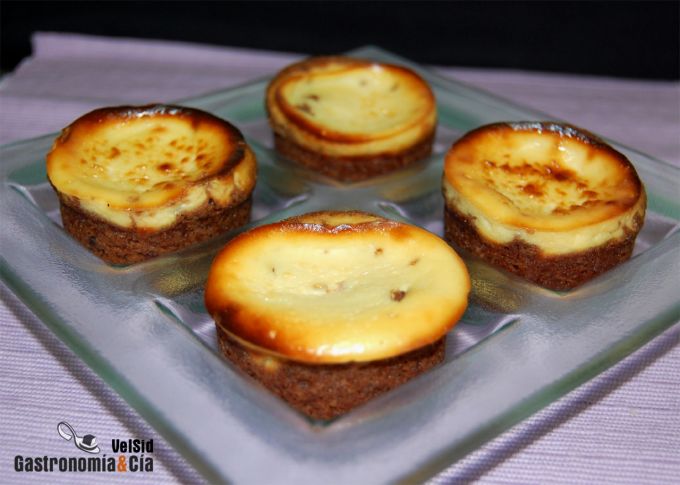 Brownie de chocolate y queso