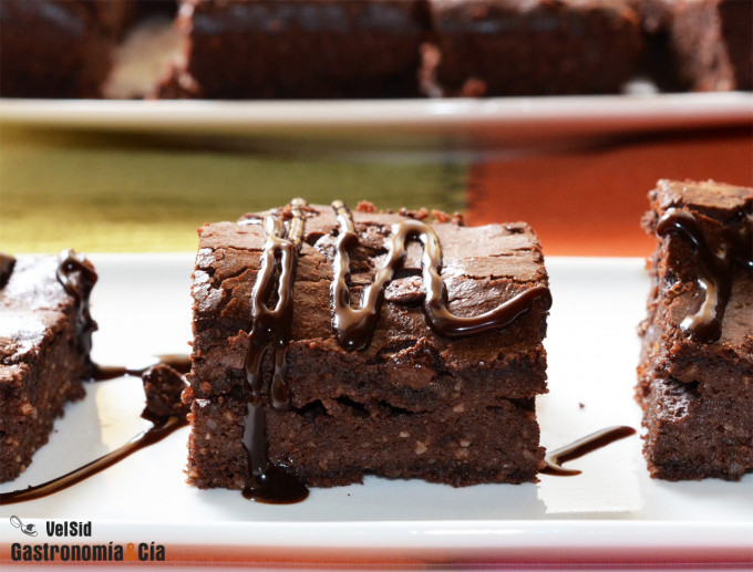Brownie de chocolate y almendra