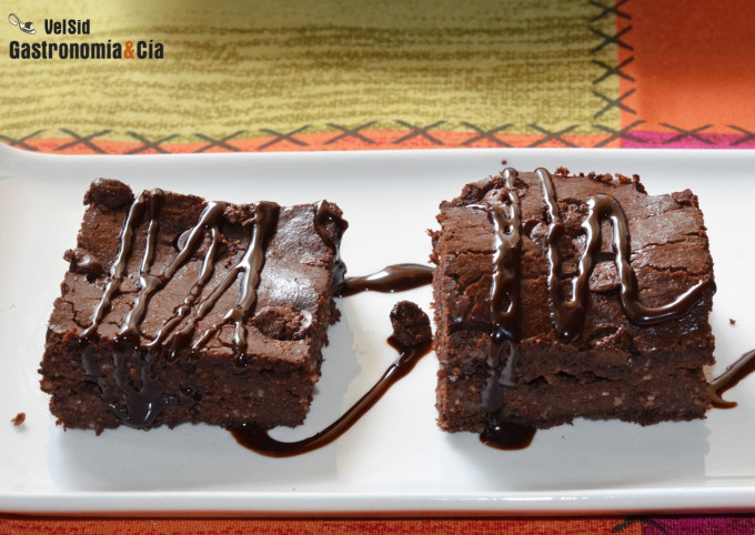 Brownie de chocolate y almendra