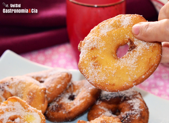 Buñuelos de manzana y anís