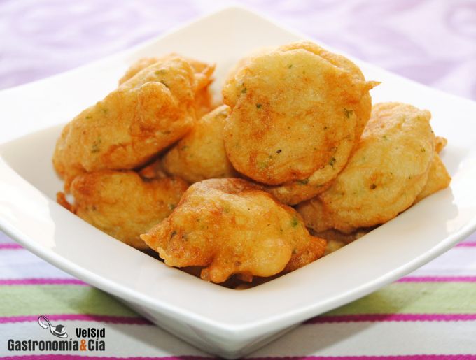 Receta de buñuelos de bacalao