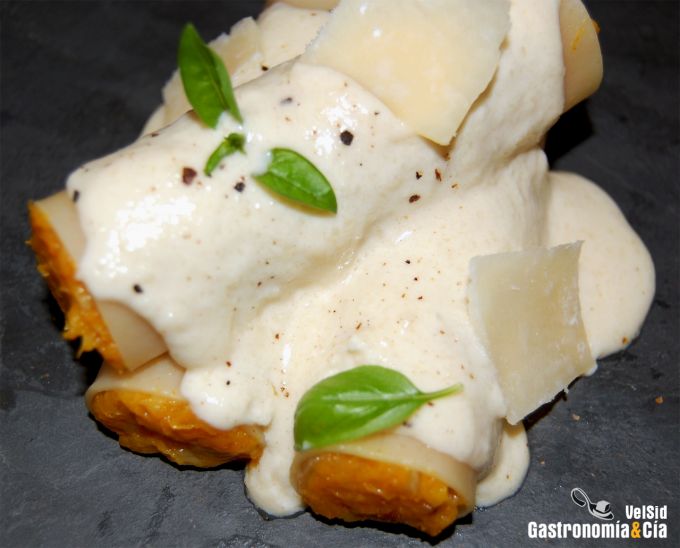 Canelones de calabaza