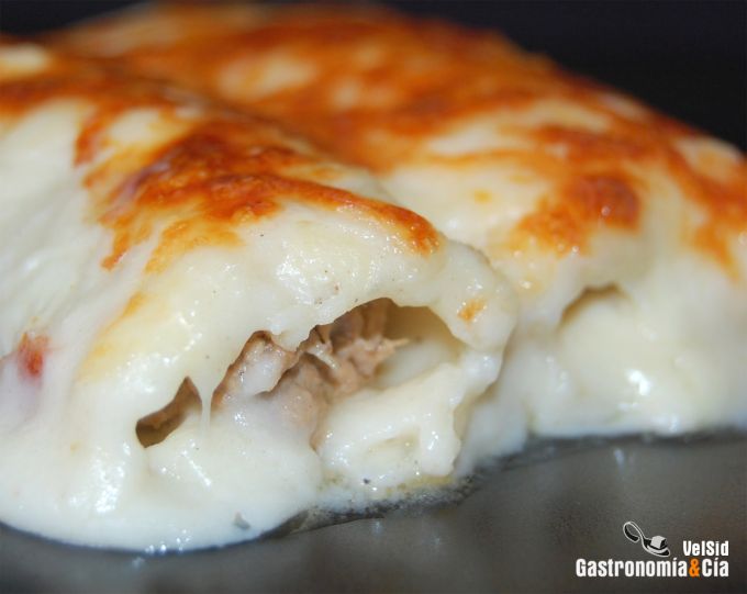 Canelones de cordero