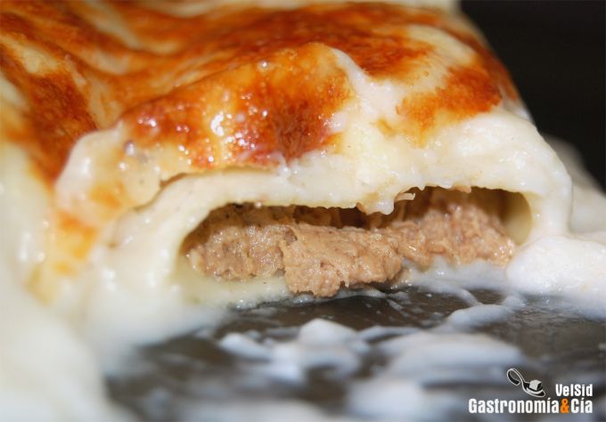 Canelones de cordero