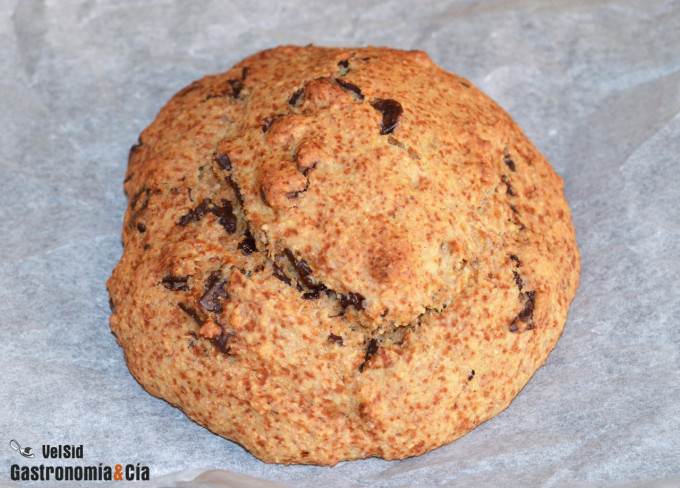 Receta de galletas con chips de chocolate integrales