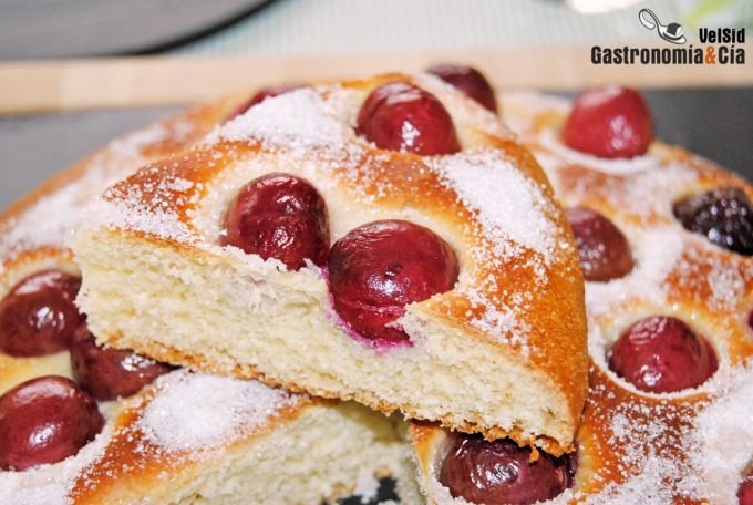 Receta de coca con fruta