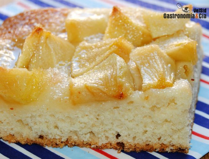 Coca fácil de manzana