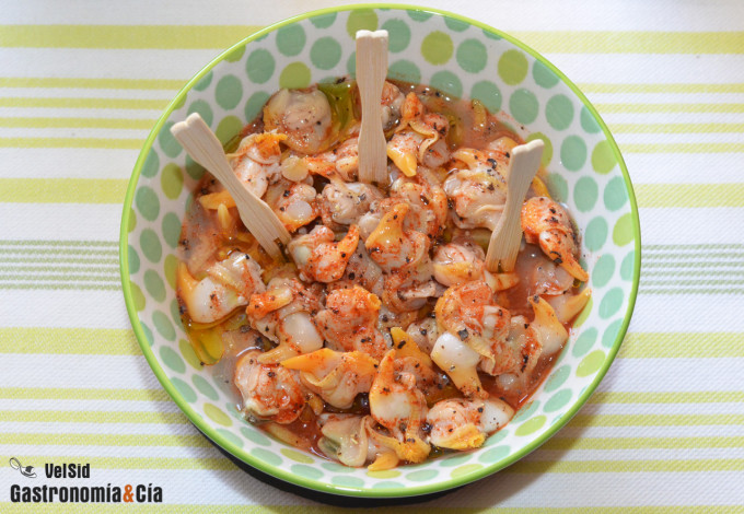 Cómo aliñar unos berberechos en lata