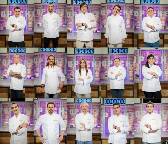 Cocineros concursantes de Top Chef España