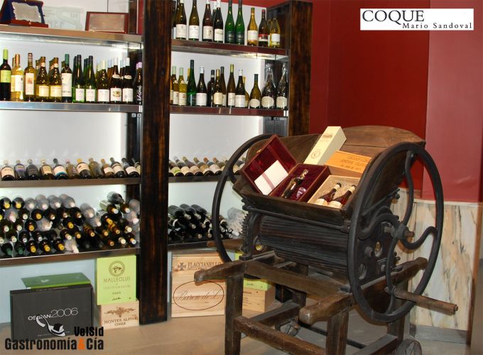 Bodega Restaurante Coque Sumiller Rafael Sandoval