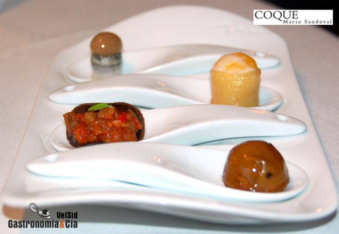 Menú degustación Madrid en Boca