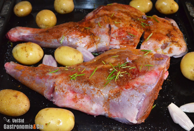 Cordero al ras el hanout y romero