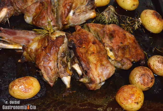 Cordero al ras el hanout y romero