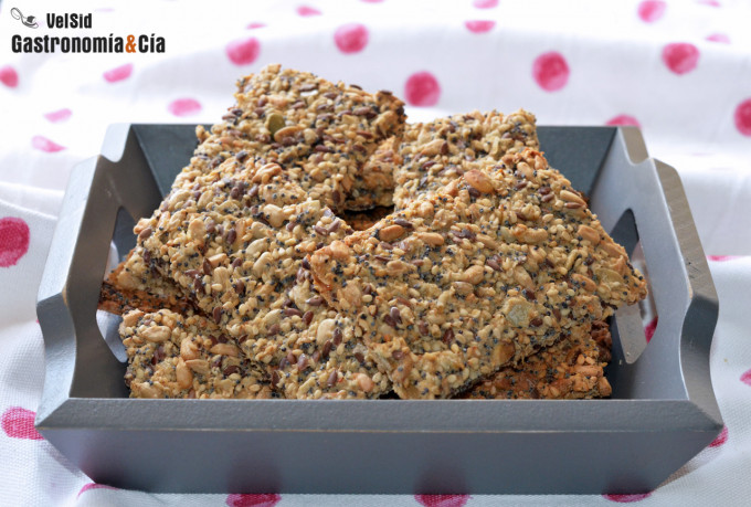 Crackers de avena y semillas