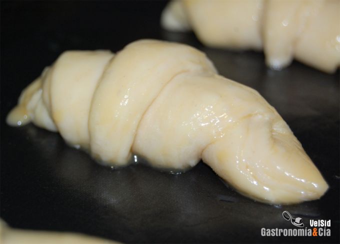 Receta de croissants