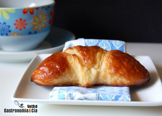 Receta de croissants