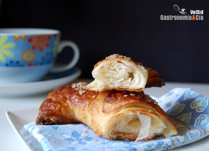 Receta de croissants