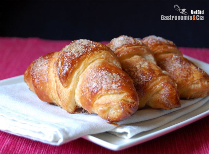 Receta de croissants