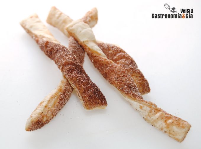 Crujientes de canela y vainilla